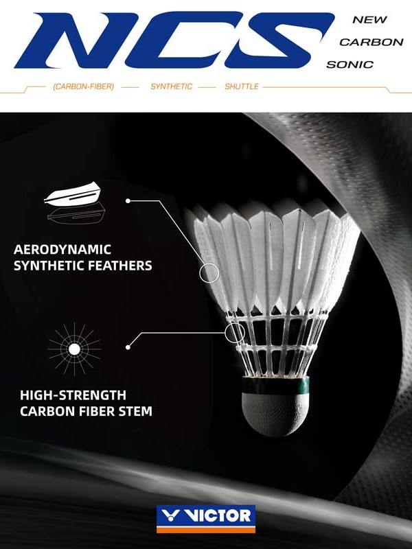 Badminton žogice Victor Carbonsonic NCS Pro