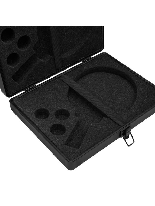 Gewo dvojni aluminijasti kovček za namiznoteniški lopar - črn