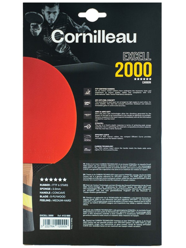 Cornilleau Excell 2000 table tennis racket