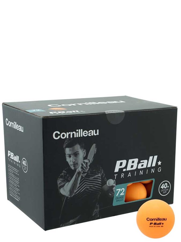 Žogice za namizni tenis Cornilleau P-BALL ABS Training* x72 oranžne