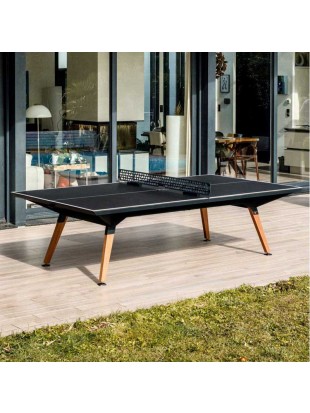 Miza za namizni tenis Cornilleau Play-Style Black s črtami - na zalogi 4.6.2026